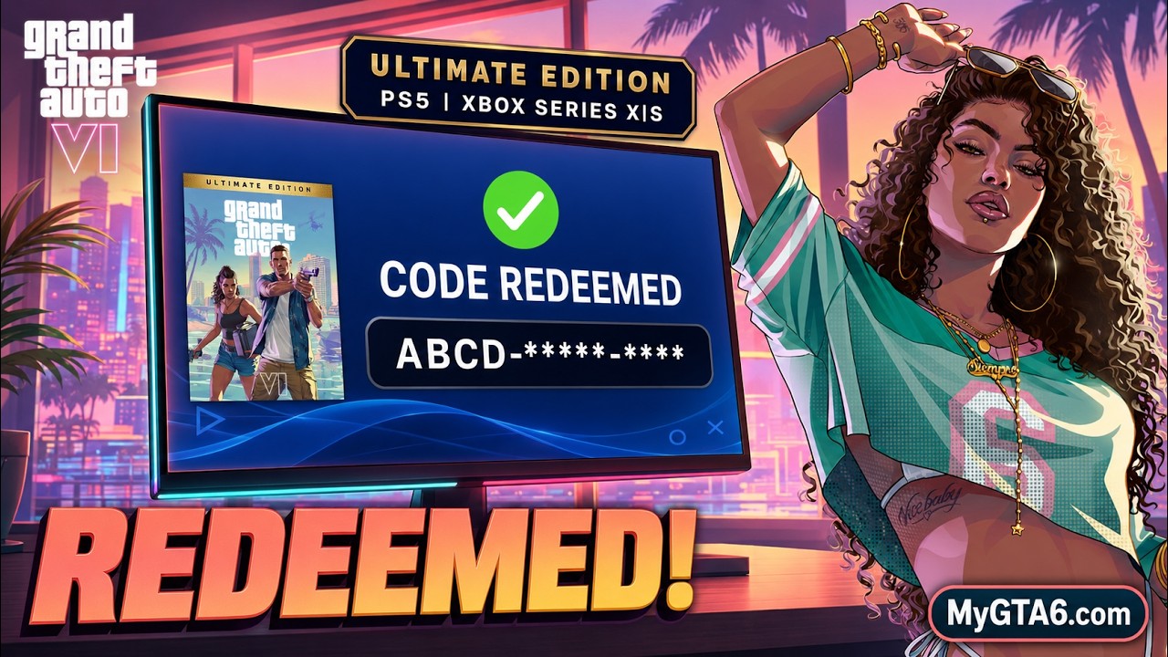 How to Get FREE GTA 6 Pre-Order Redeem Codes 🎮 for PS5 & Xbox 🎁 | GTA VI Ultimate Edition 🔥