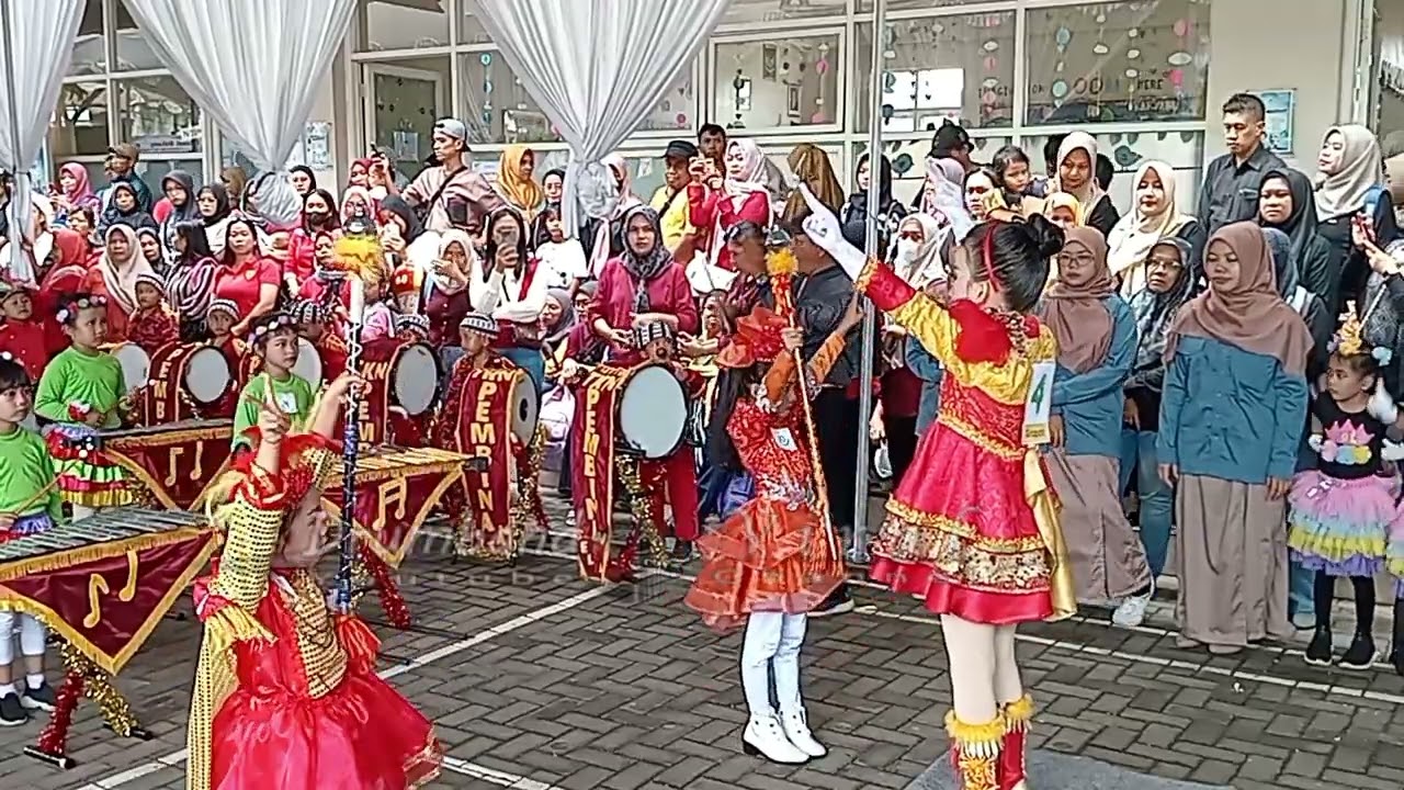 Drumband TK Pembina Tampil Di Lomba Drumband SD Mutual 2 Sanden Kota Magelang