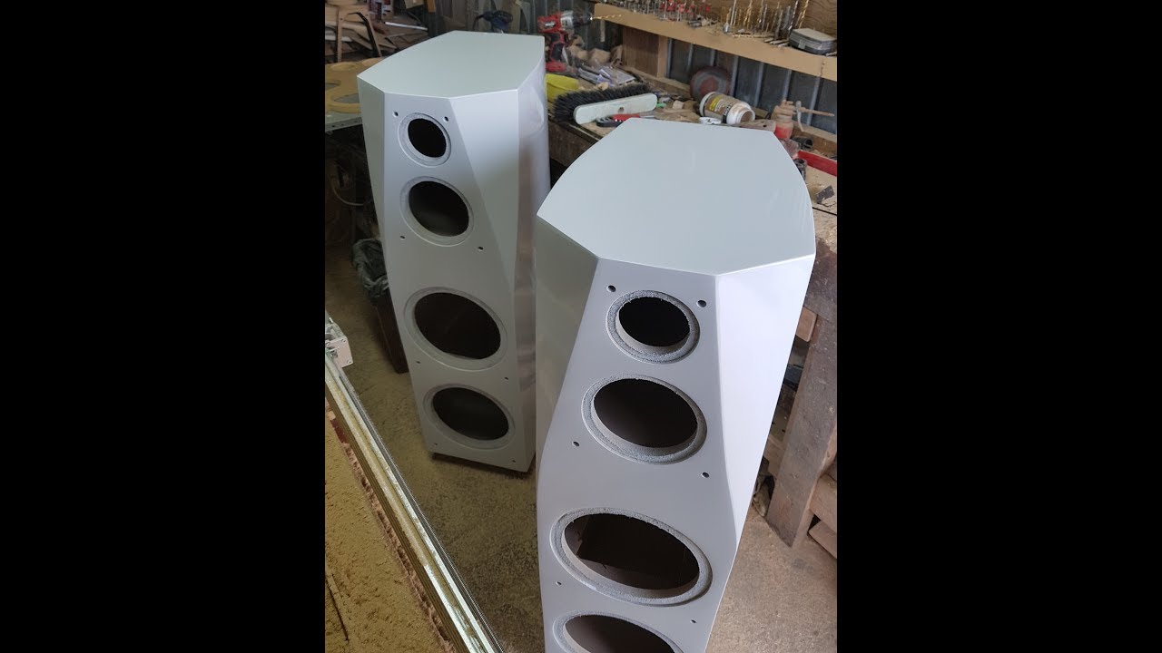 realizzazione diffusori da ambiente in legno laccato