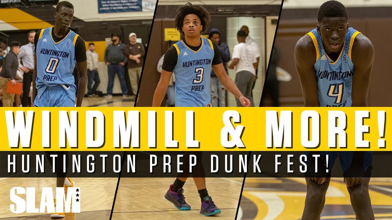 Huntington Prep puts on DUNK FEST in Cleveland! WINDMILL & more 💨