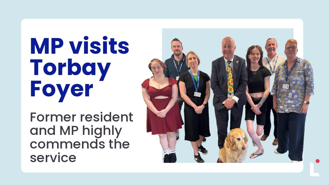 MP Steve Darling visits Torbay Foyer | LiveWest