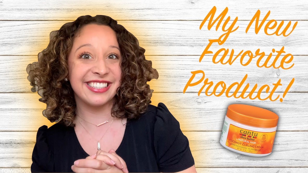 CURLY HAIR REVIEW & DEMO | Cantu Coconut Curling Cream | WORTH IT!