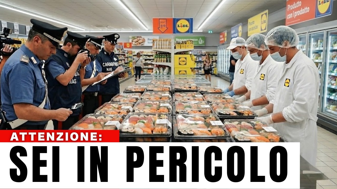 Allerta SUSHI: Ritirato dai Supermercati per LISTERIA 🦠⚠️
