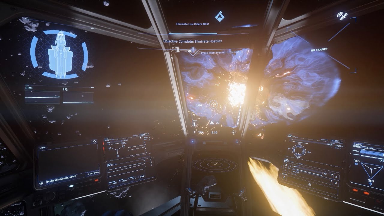 [UHD] Star Citizen 3.7.1 COMBAT MISSION Eliminate low riders nest! 4k Gameplay