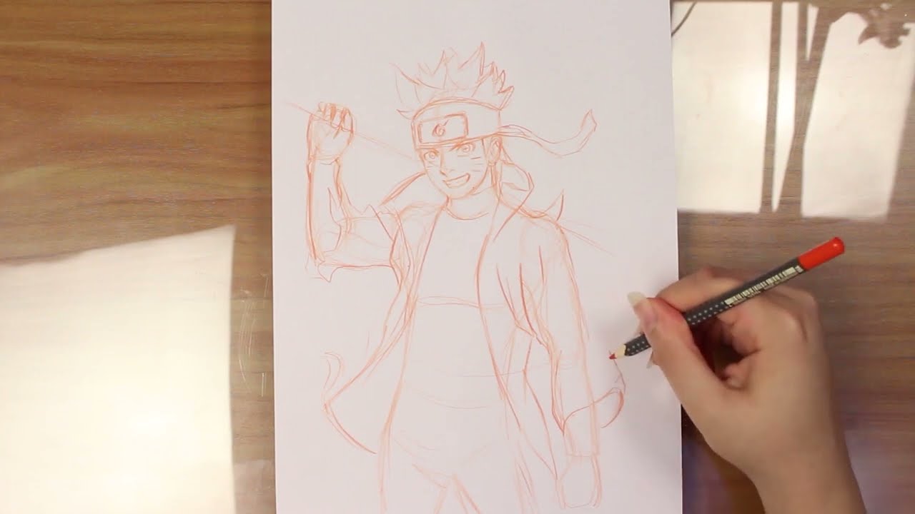 Naruto Rikudou Mode - Real Time Drawing