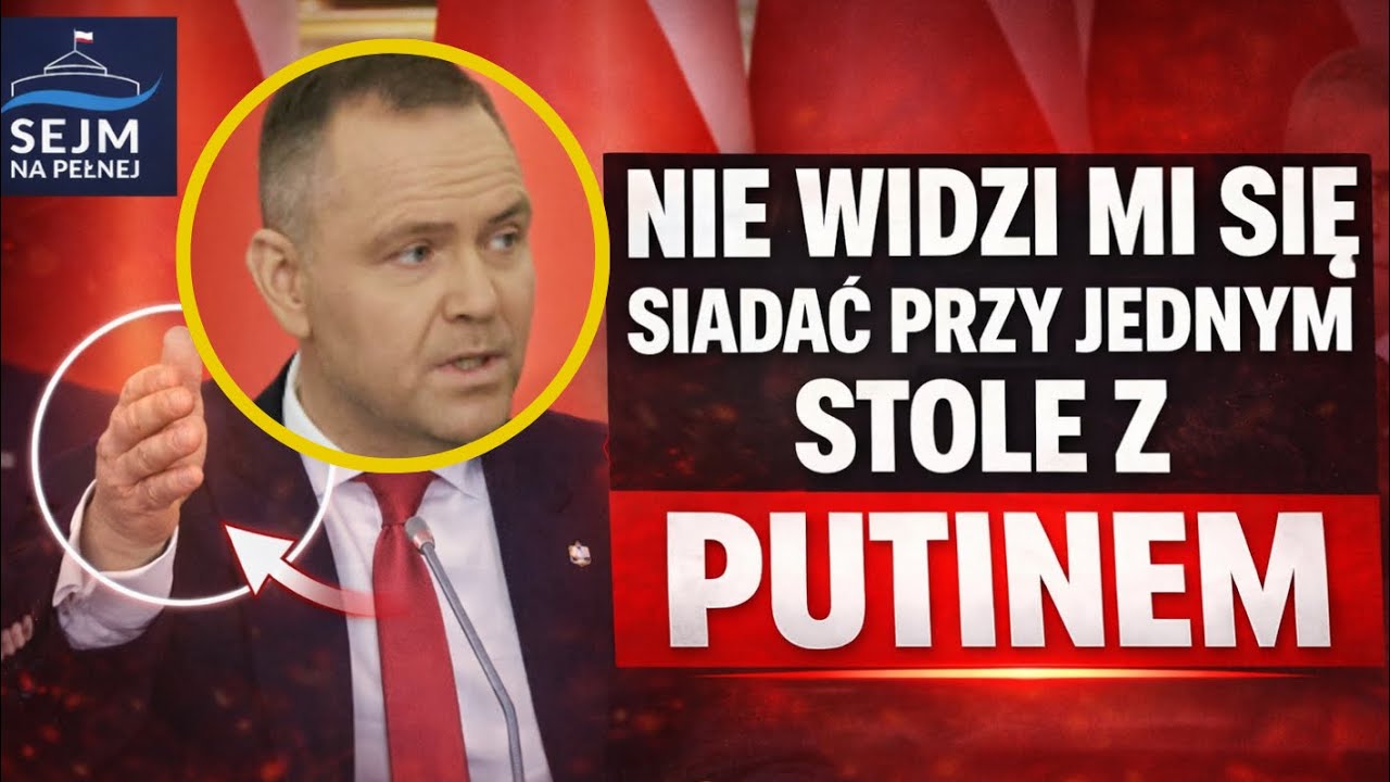 Nawrocki podczas: 