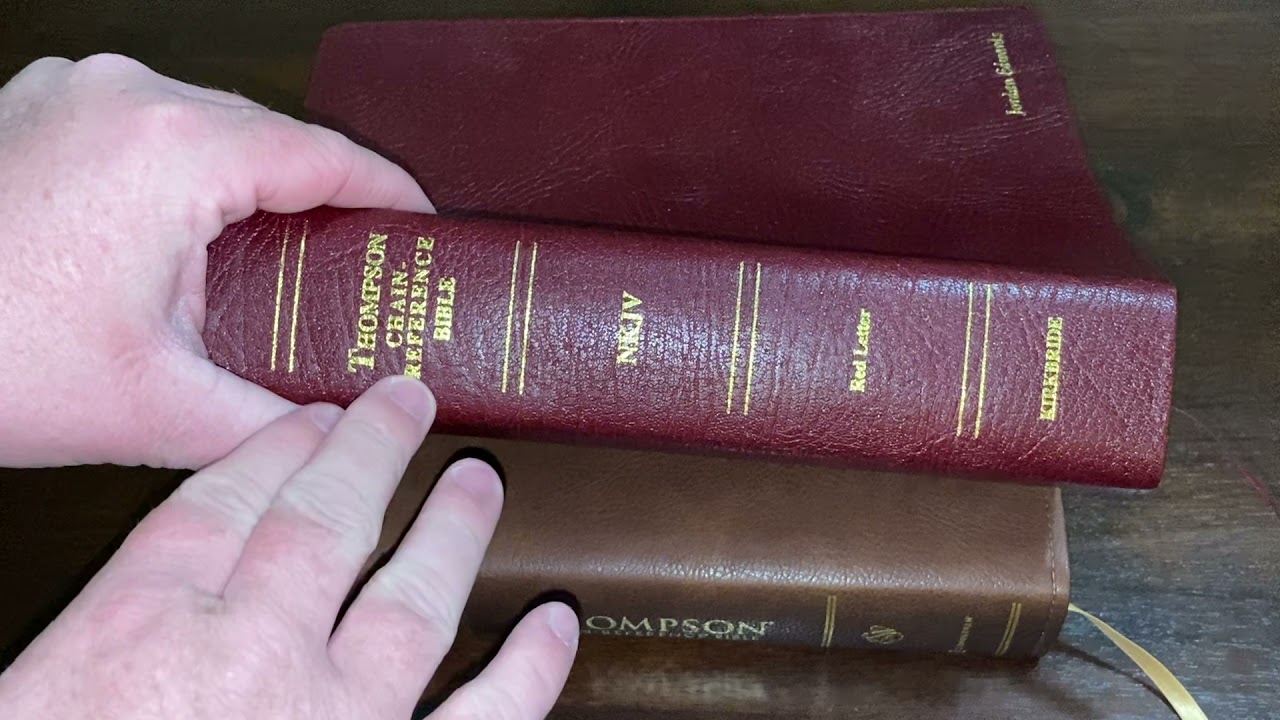 First Impressions of Zondervan’s Thompson Chain Reference Bible (ESV) in Leathersoft