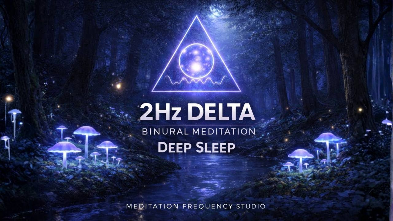 2Hz Delta Binaural Beats for Deep Sleep, Healing & Nervous System Reset (2 Hours)