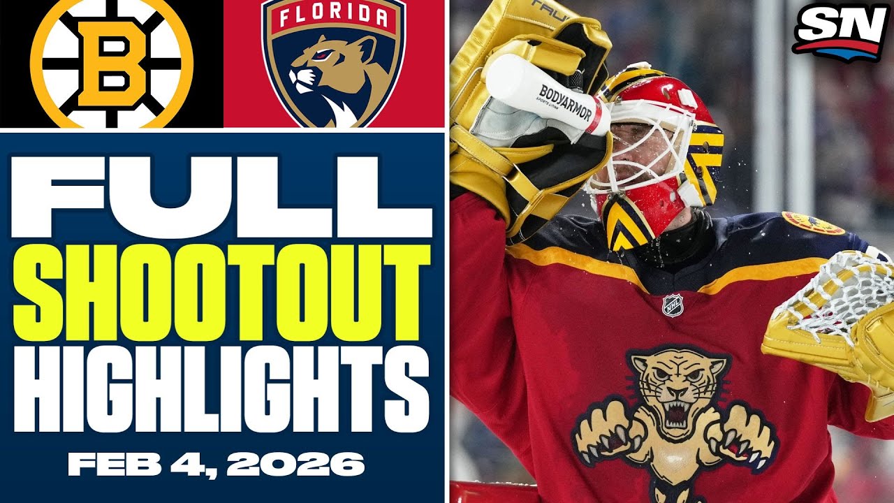 Boston Bruins at Florida Panthers | FULL Shootout Highlights - February 4, 2026