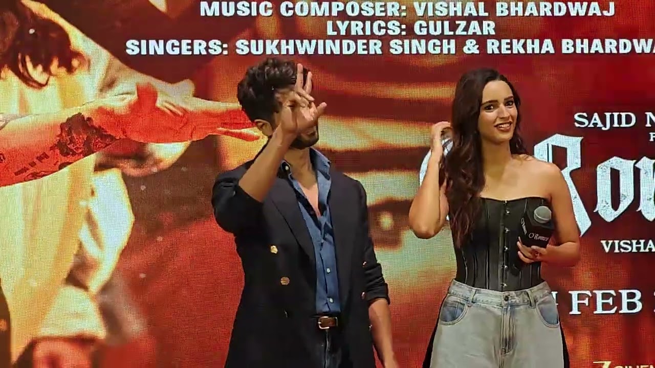 Tripti Dimri with Shahid Kapoor #triptidimri #shahidkapoor #oromeo