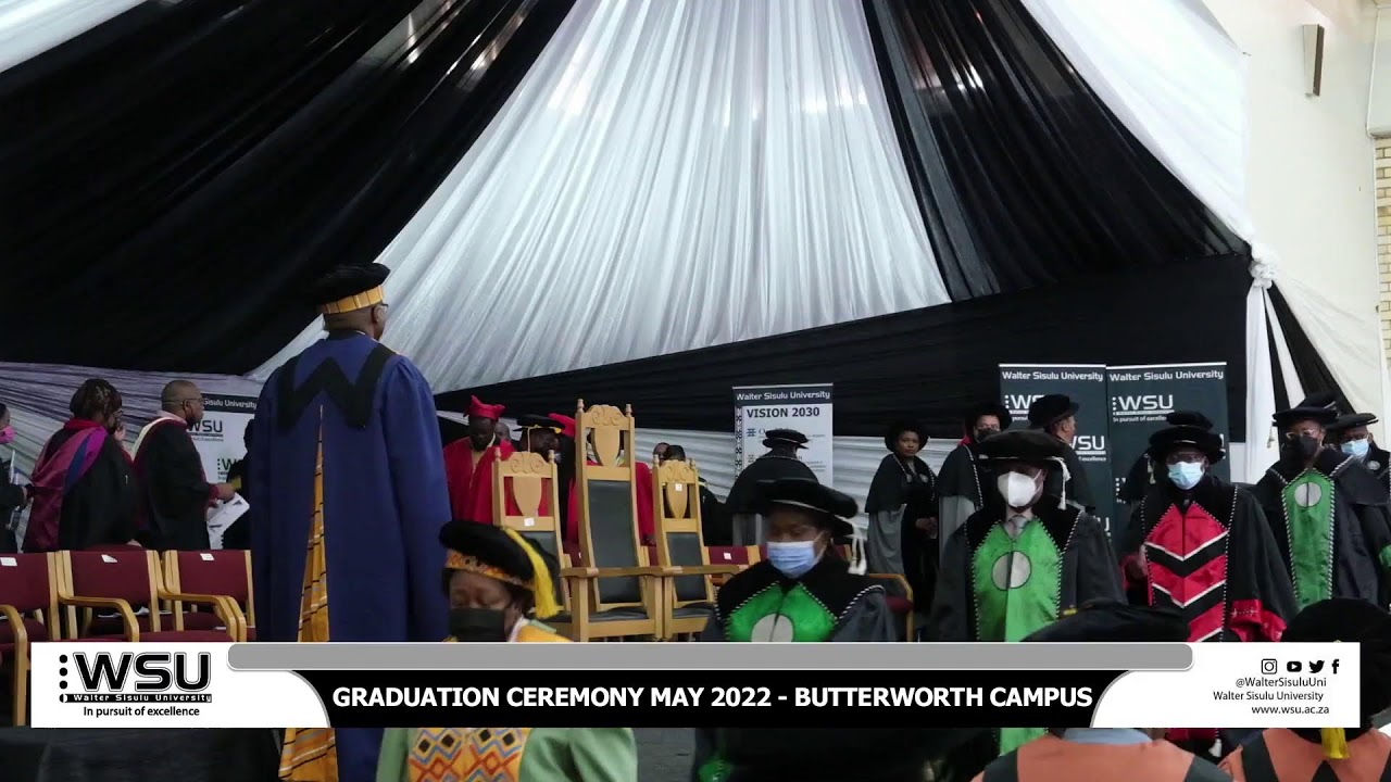 WSU Graduation Ceremony May 2022-Butterworth Day 2 Morning