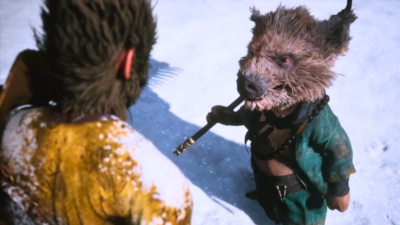 Zhu Bajie Treats Destined One Like His Son (Father & Son Moments) - Black Myth Wukong