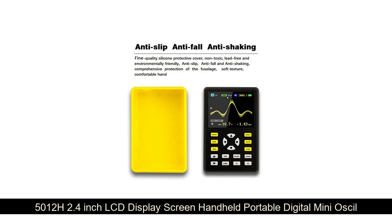 More 5012H 2.4 inch LCD Display Screen Handheld Portable Digital Mini Oscilloscope with 100MHz Band