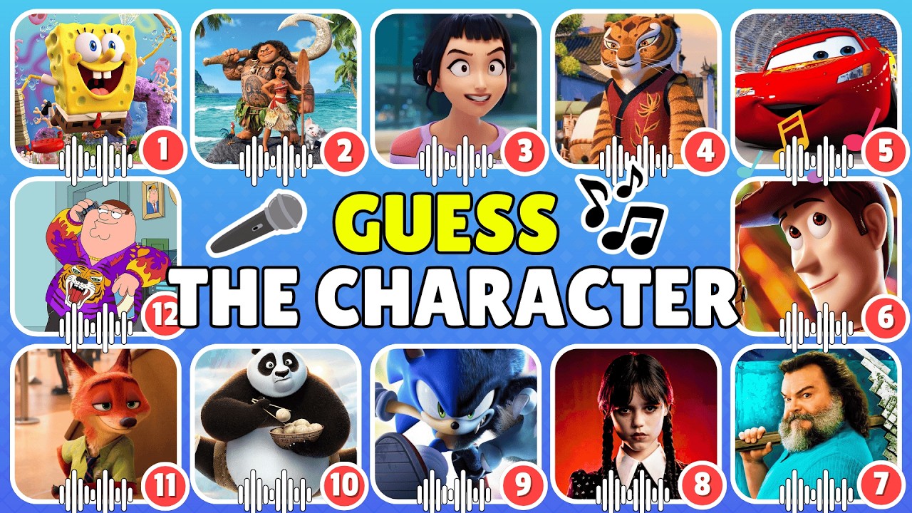 Guess The Movie Characters By Song and Voice 🎶🎤🔥Zootopia 2, K Pop Demon Hunters, Disney, Minecraft