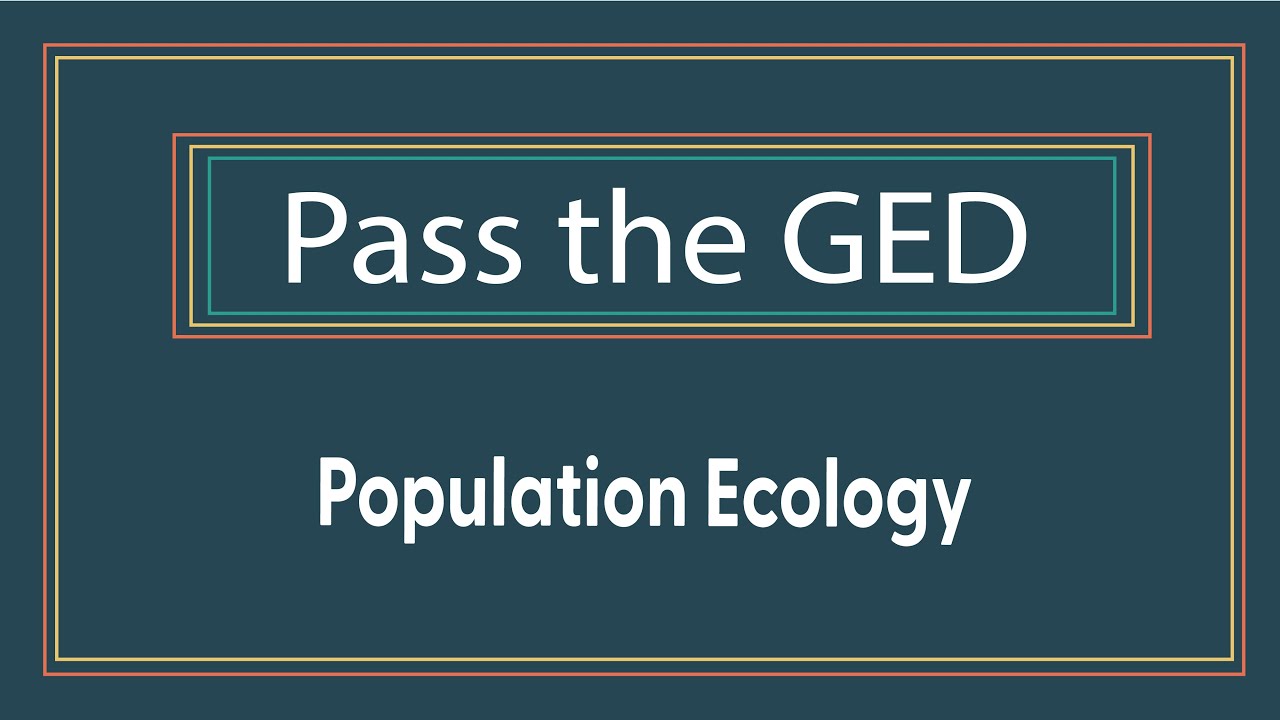 Three Population Ecology GED Science Questions