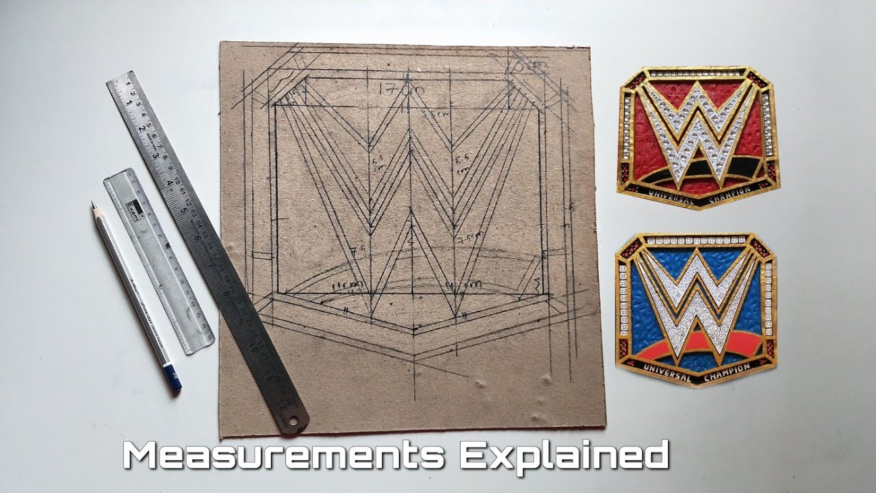Universal Championship Measurements Explanation | Part 1: Main Plate | DIY WWE Championships