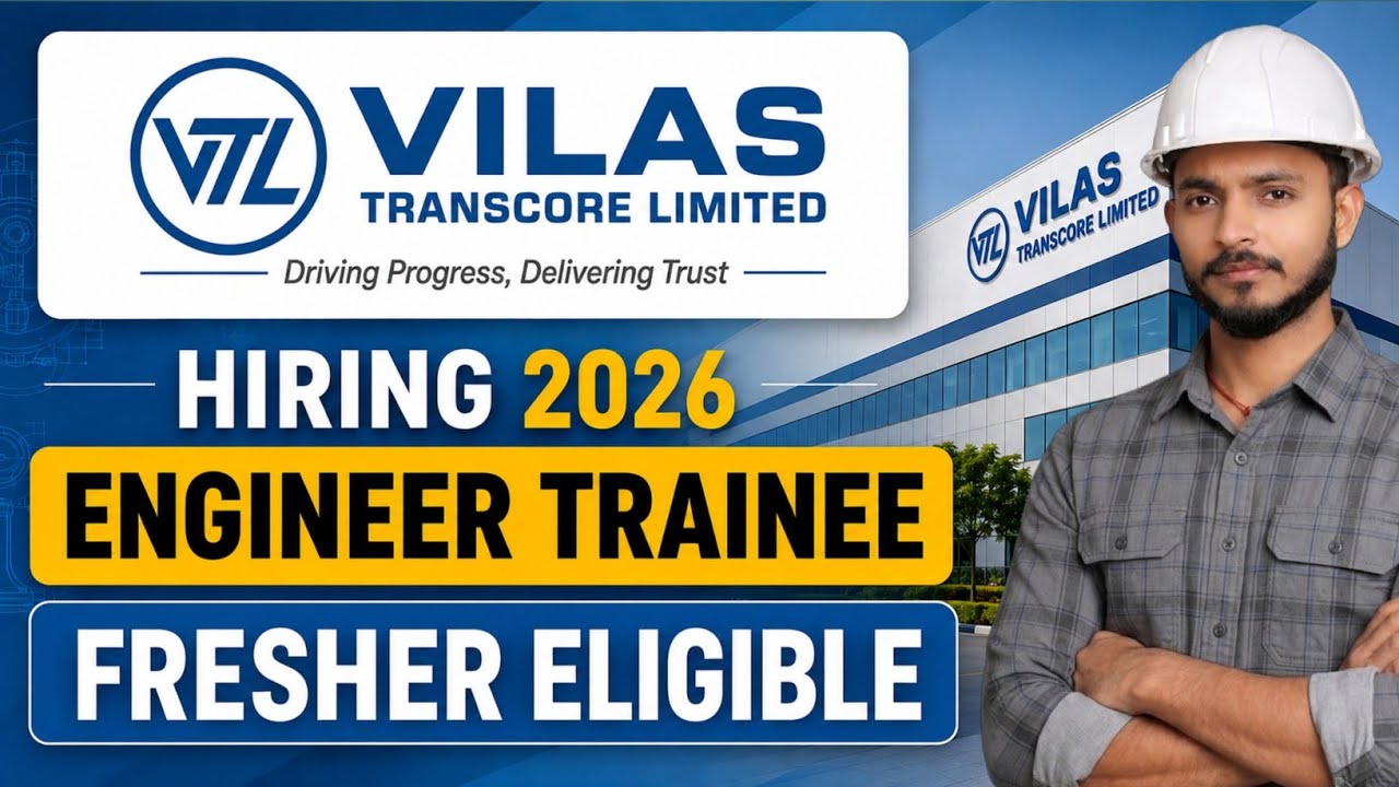 Vilas Transcore Urgent Hiring 2026 | ITI, Diploma & BE Jobs