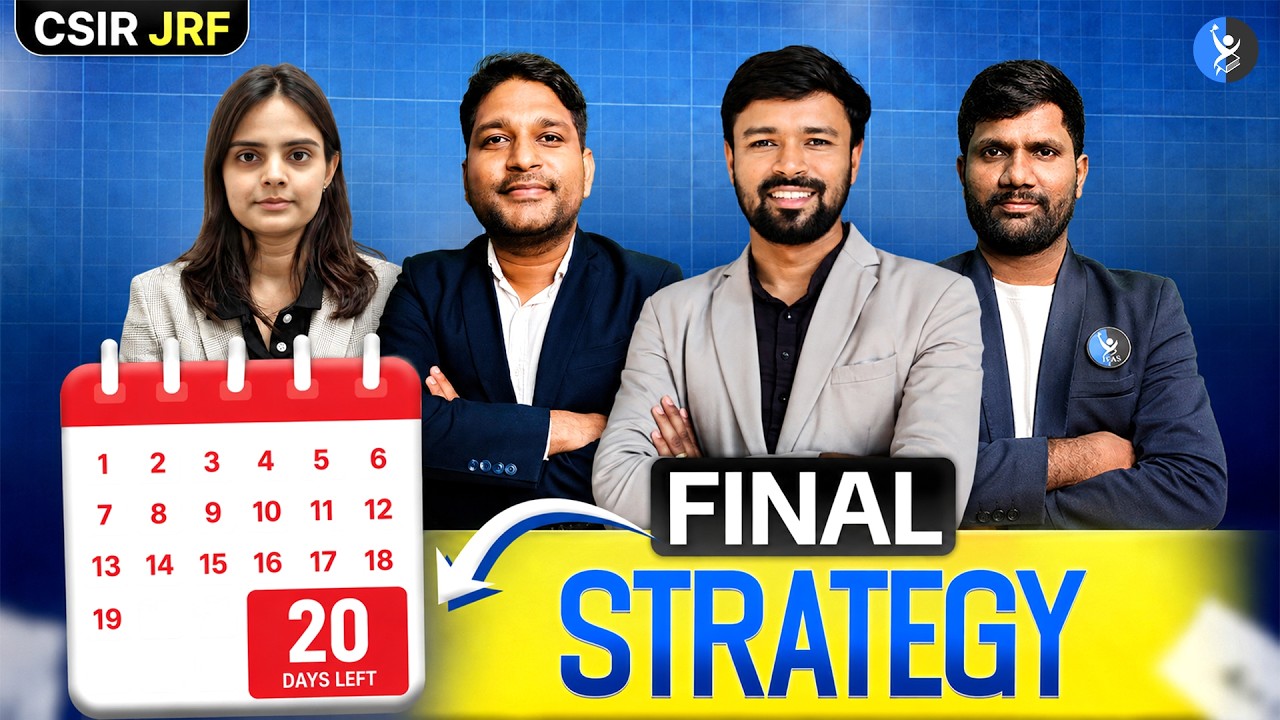 CSIR NET Mathematics July 2026 | Final Strategy | IFAS