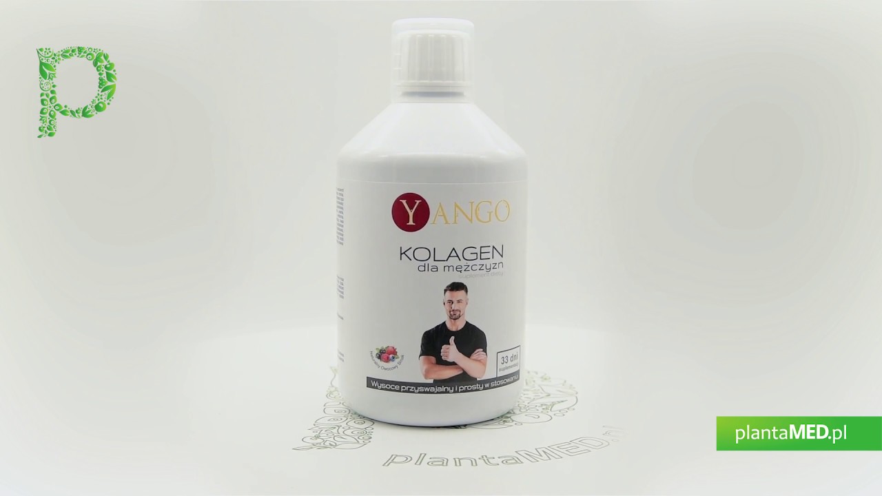 Sklep plantaMED.pl poleca: Kolagen dla mężczyzn (500 ml) Yango