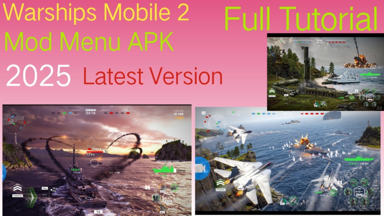 (Warships Mobile 2)_Mod_APK_2025_(Infinite Gold and Infinite Money)_Tutorial_Easy_method