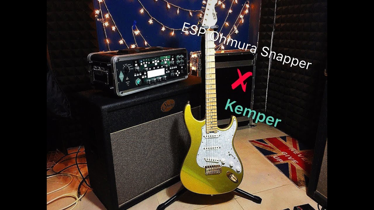 。Demo系列 。【大村孝佳モデル】ESP SNAPPER Ohmura Custom X Kemper Profiling Amplifier
