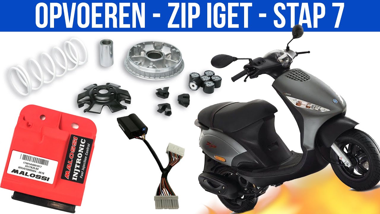 OPVOEREN - PIAGGIO ZIP iGET | STAP 7
