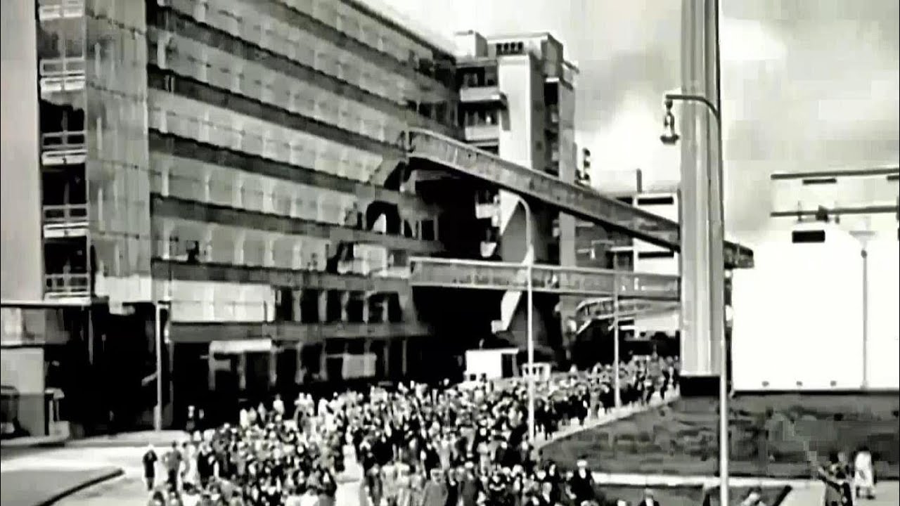 1931 ACHTER GLAS! De Van Nelle fabriek te Rotterdam