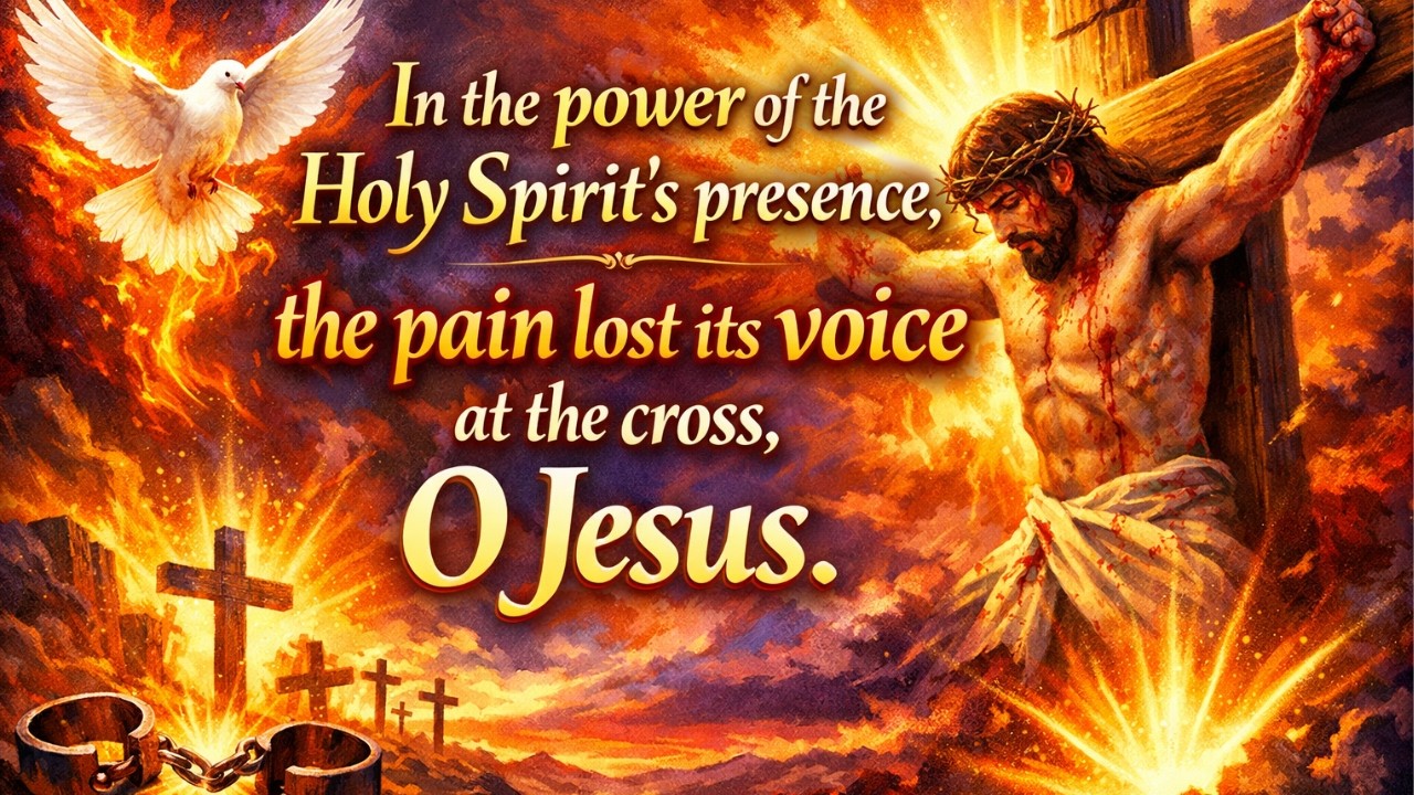 “The Moment My Pain Lost Its Voice at the Cross… The Power of the Holy Spirit | Worship to Jesus”