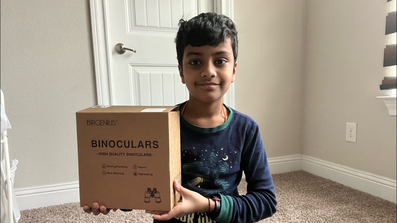 Christmas present unboxing/Brigenius binocular/Brigneius binocular unboxing/mithyugmagix