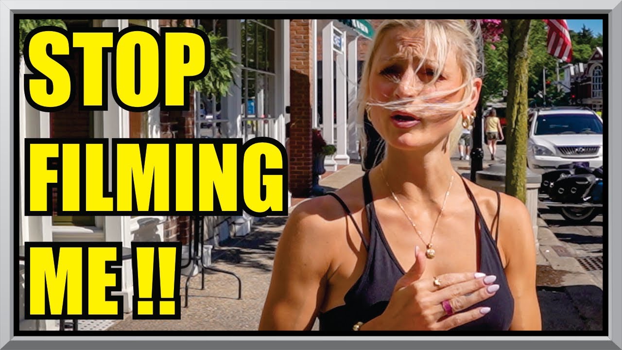 TRIGGERED KAREN HAS A MELTDOWN !! - CHAGRIN FALLS OHIO - First Amendment Audit - Amagansett Press