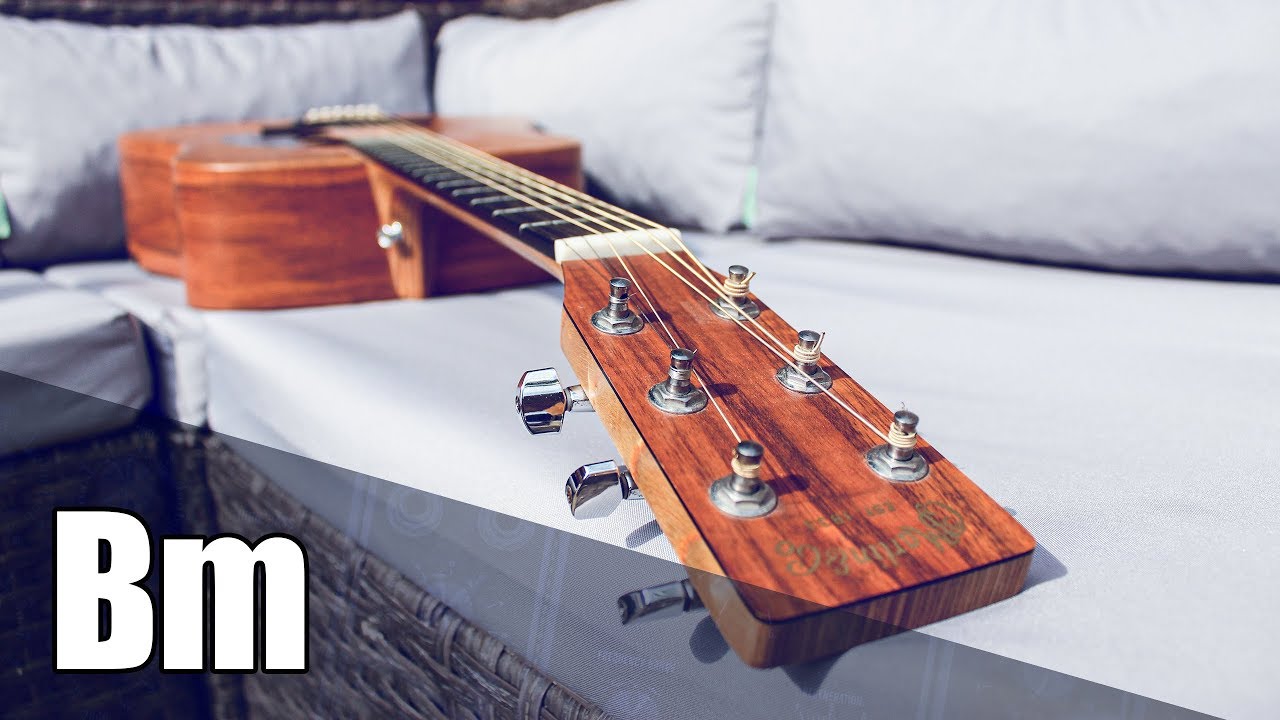 Acoustic Groove Guitar Backing Track In B Minor | In Love