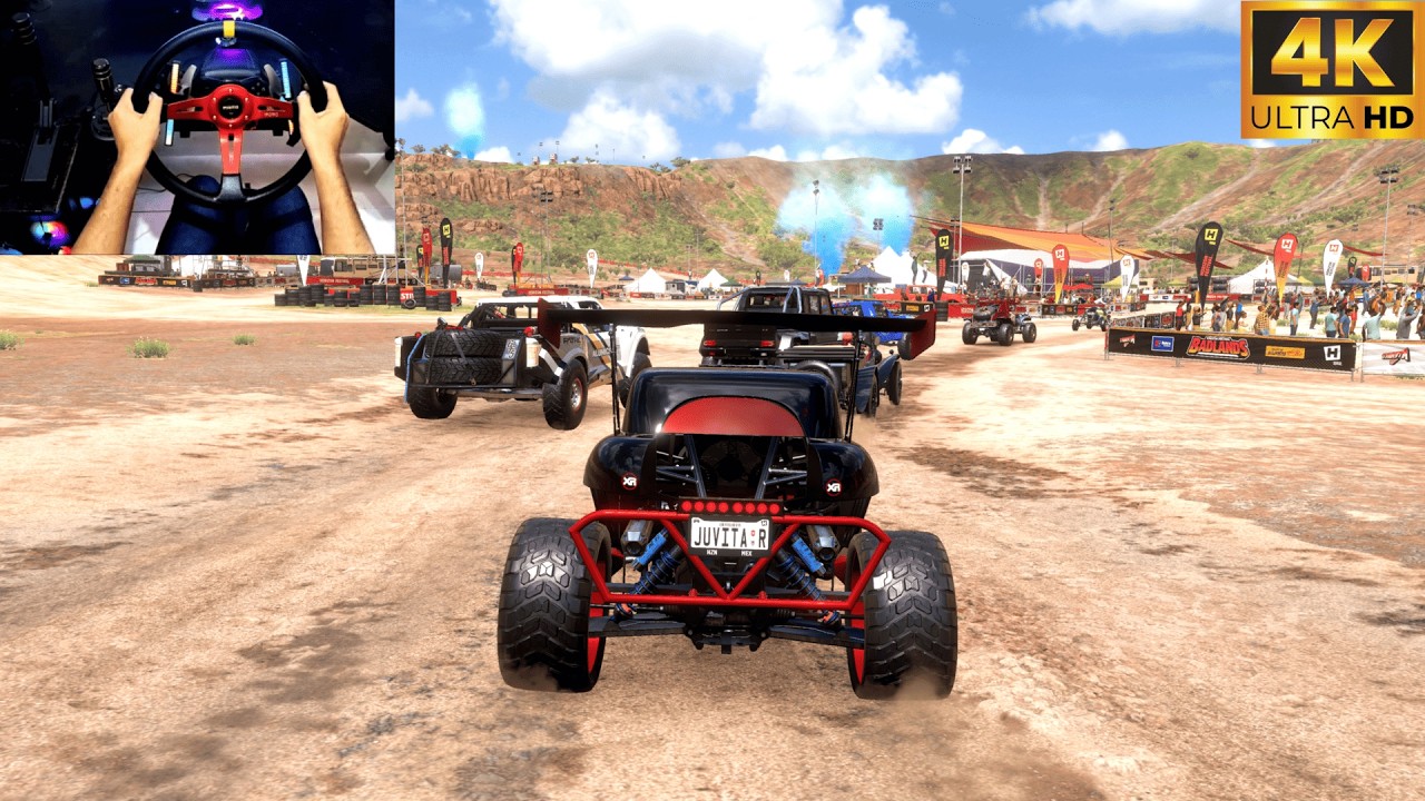 155HP Rip Rod vs Unlimited Offroad Rally | FH5 4K Steering Wheel Gameplay (G29)