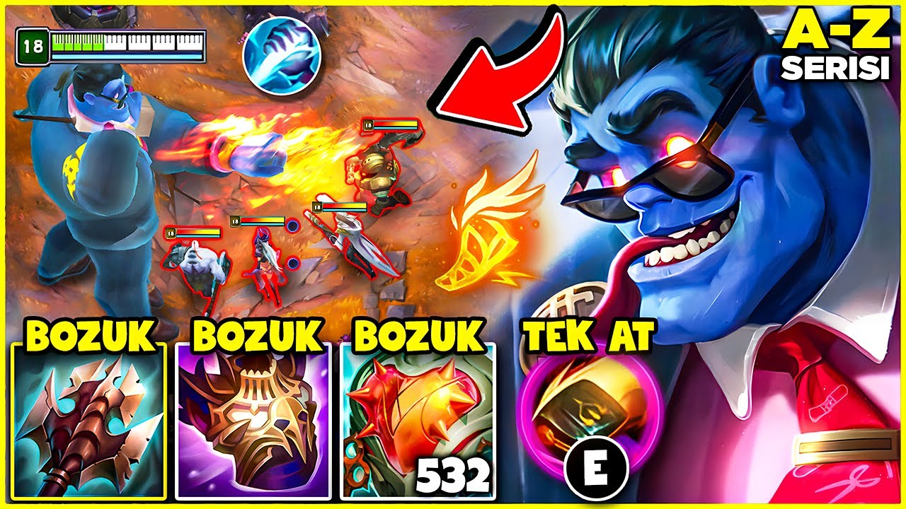 BU DR. MUNDO BULD’I İLE TEK BAŞINA OYUN TAŞIYABİLİRSİN! (HİLE GİBİ BUILD!) | A-Z JUNGLE #7