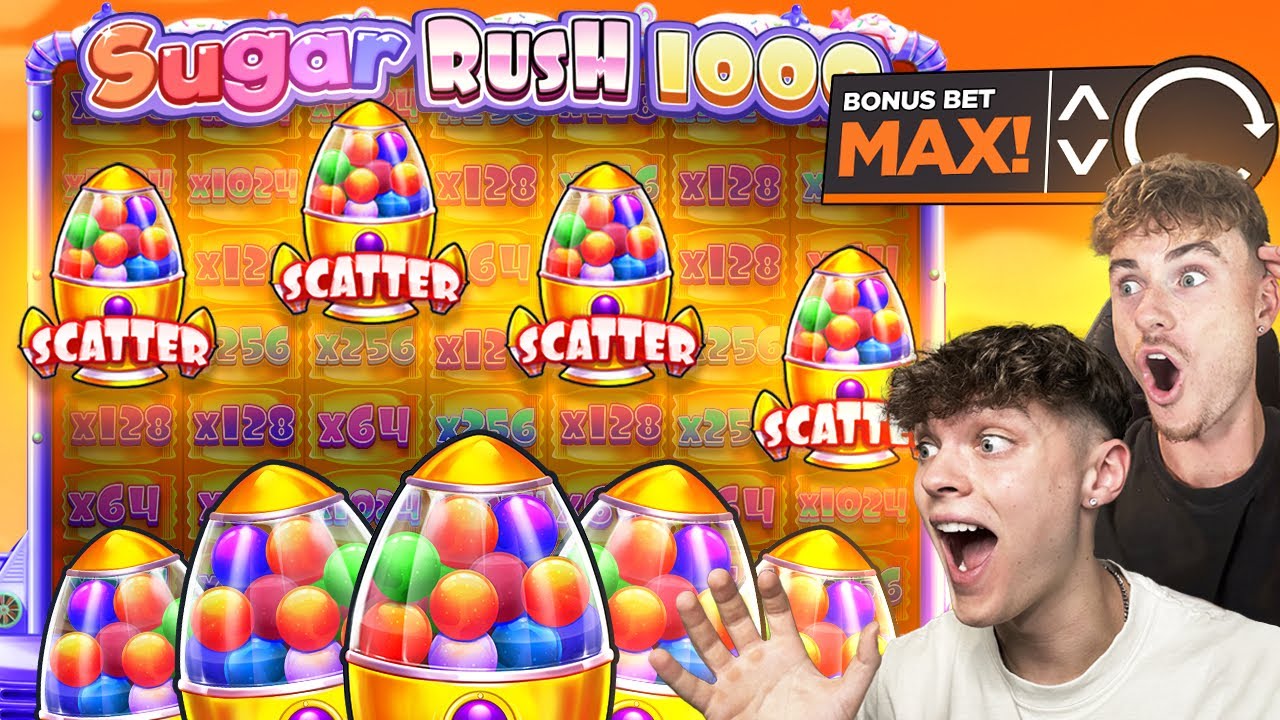 WE ALMOST GOT A MAX WIN ON SUGAR RUSH 1000! (INSANE)