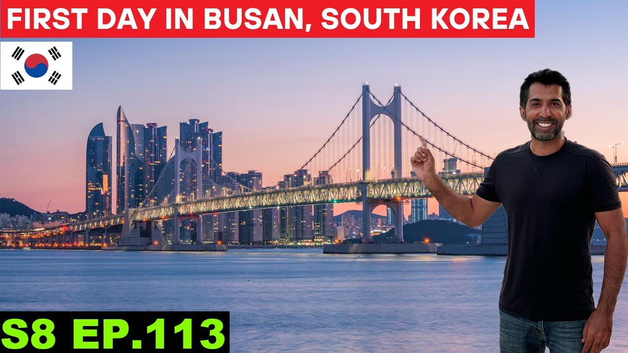 First Impressions of South Korea in Busan 🇰🇷 S8 EP 113 | Pakistan to Japan Motorcycle Tour