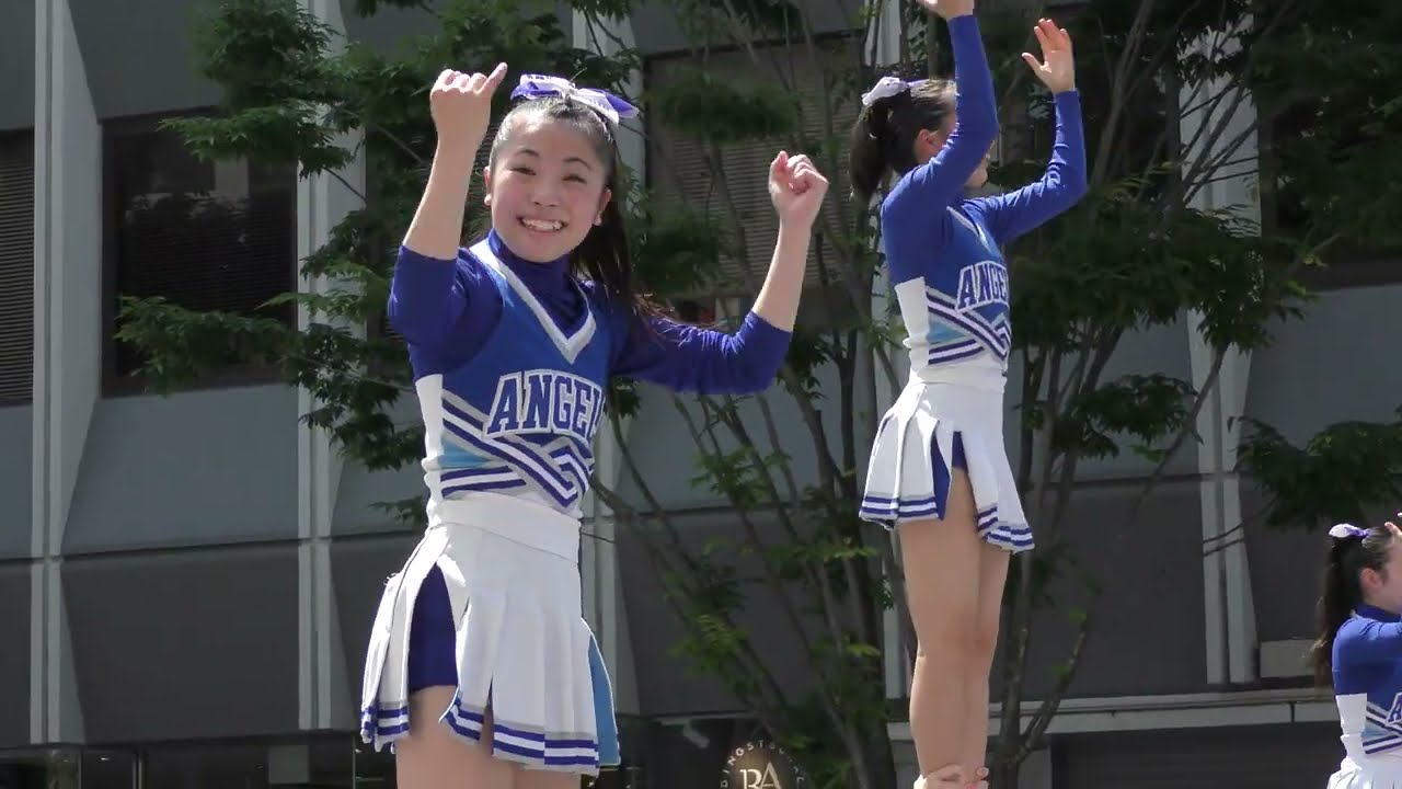 チアダンス福工大城東高校チアリーディング部博多どんたく2024年Cheer dance