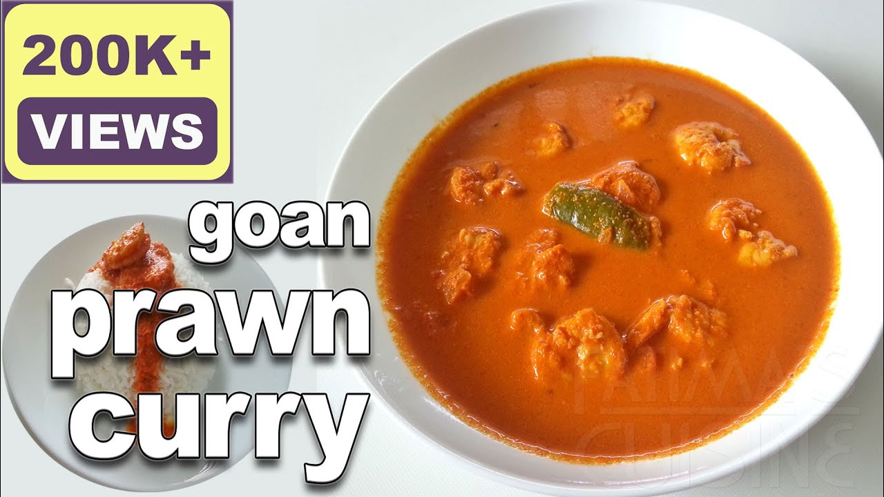Goan Prawn Curry | Goan Masala Shrimp Curry Recipe | Goan Curry Recipe