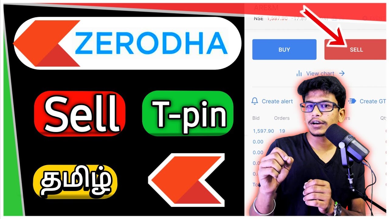 How to sell stock in zerodha tamil - 2024 📲 | how to generate tpin in zerodha tamil | zero kite app
