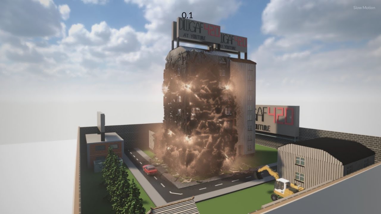 Destroying A Building with C4 | Teardown