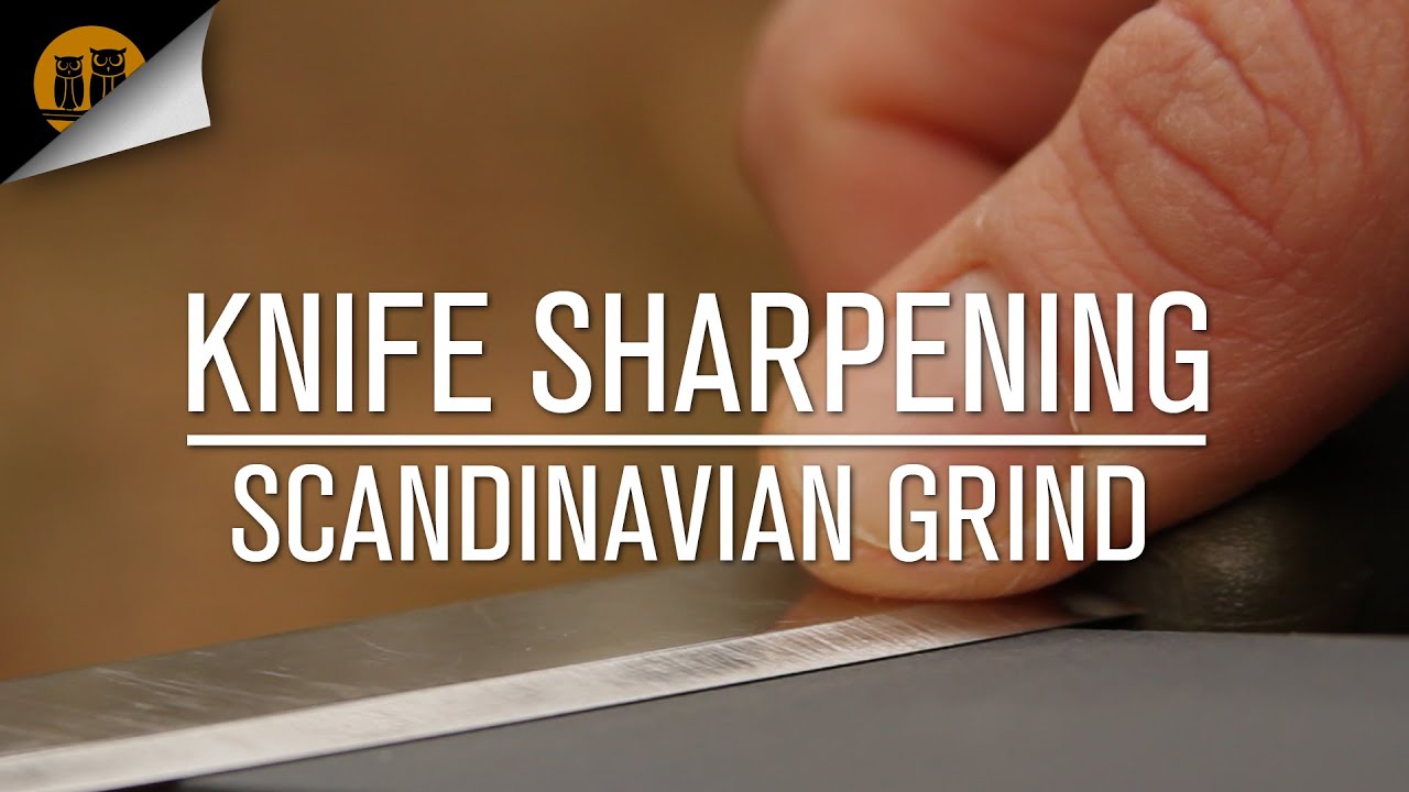 Knife Sharpening Basics [Scandinavian Grind]