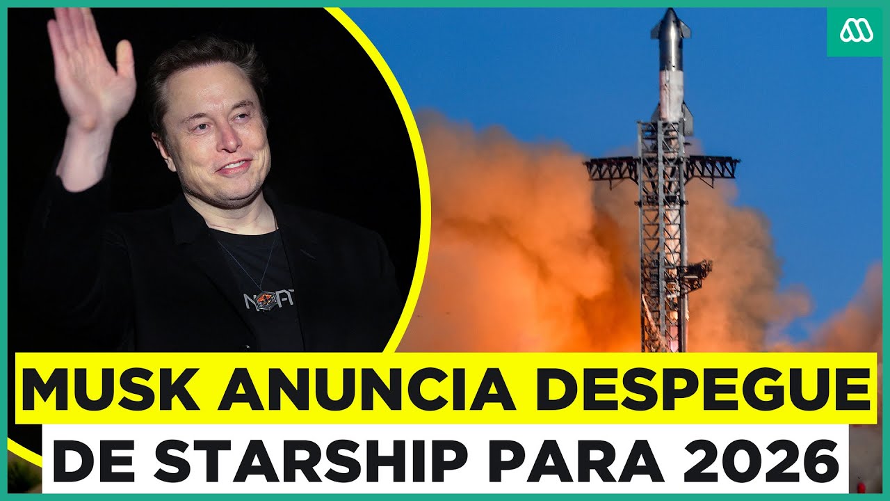 Con destino a Marte y tripulaci&oacute;n robot: Musk anuncia lanzamiento del cohete Starship para 2026