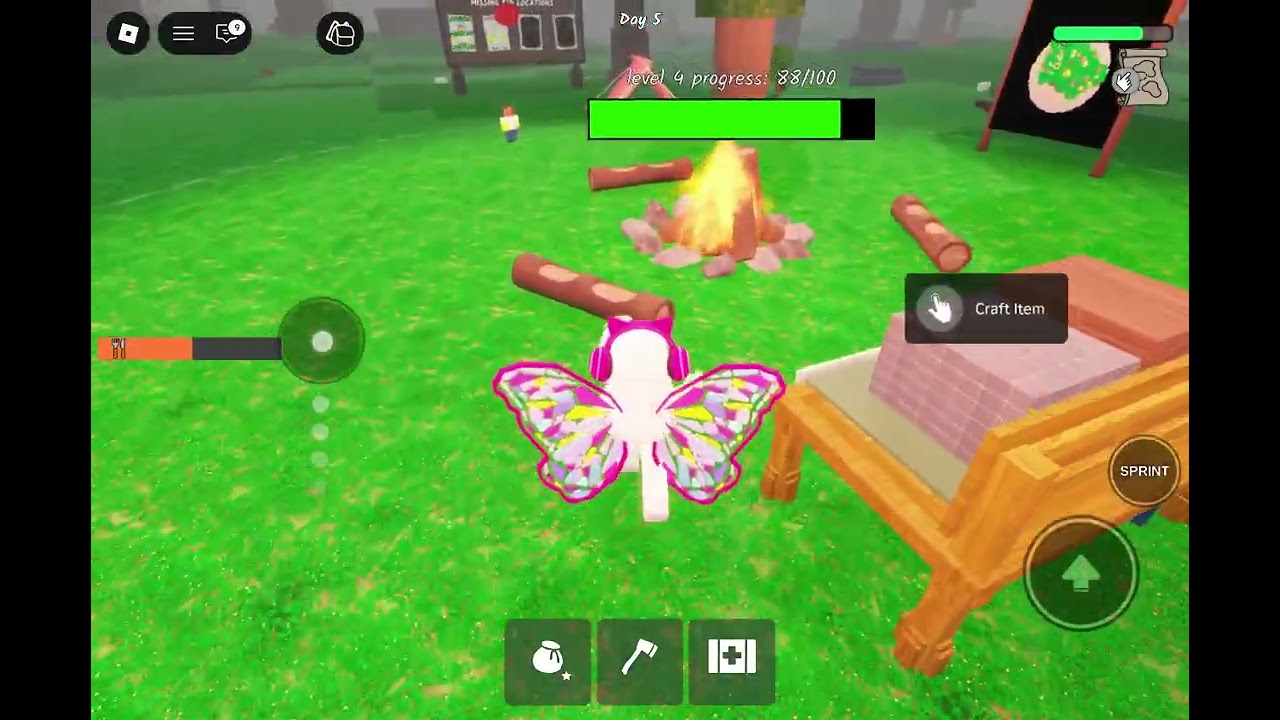 Roblox 99 nights in the forest with sky_kuletboy and kaelaaa_16