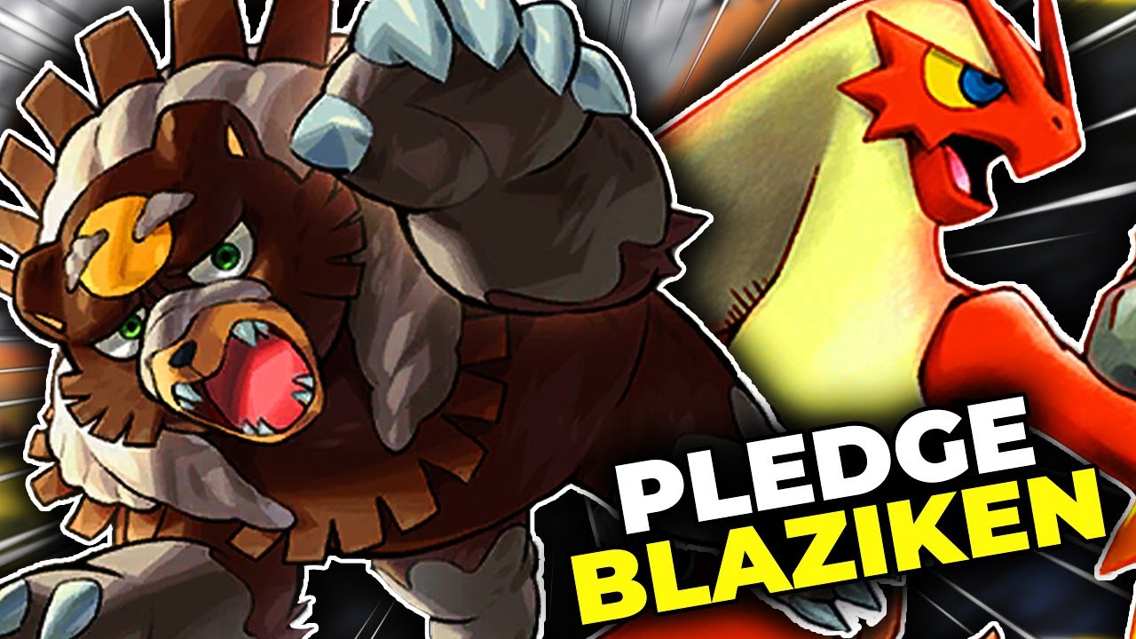 This BLAZIKEN PLEDGE TEAM Is Crazy Strong...