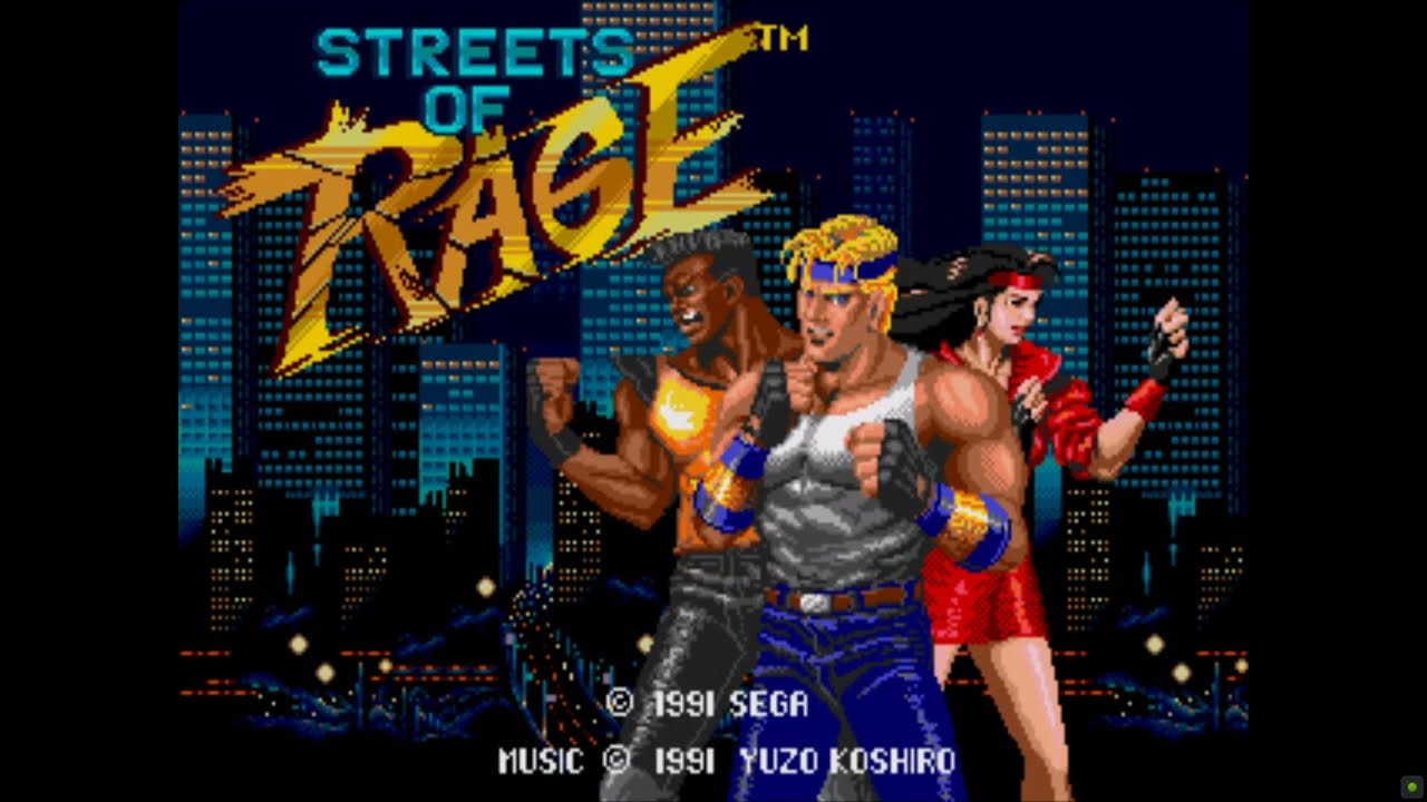 Streets of Rage (genesis) (Hardest - No Continue - Coop)