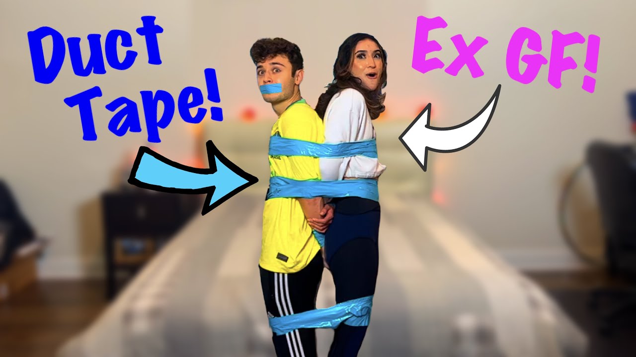 Extreme EX GIRLFRIEND Duct Tape Escape CHALLENGE!!! *PAINFUL* **PUNISHMENT**