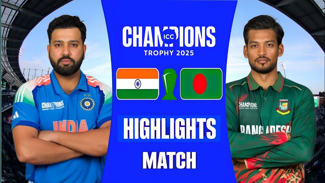 IND vs BAN Highlights | ICC Champions Trophy 2025 | RC Swipe Cricket