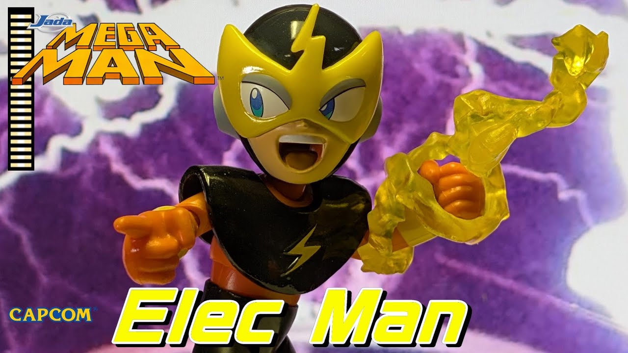 Jada Elec Man Mega Man Action Figure Unboxing & Review (Nintendo Entertainment System)