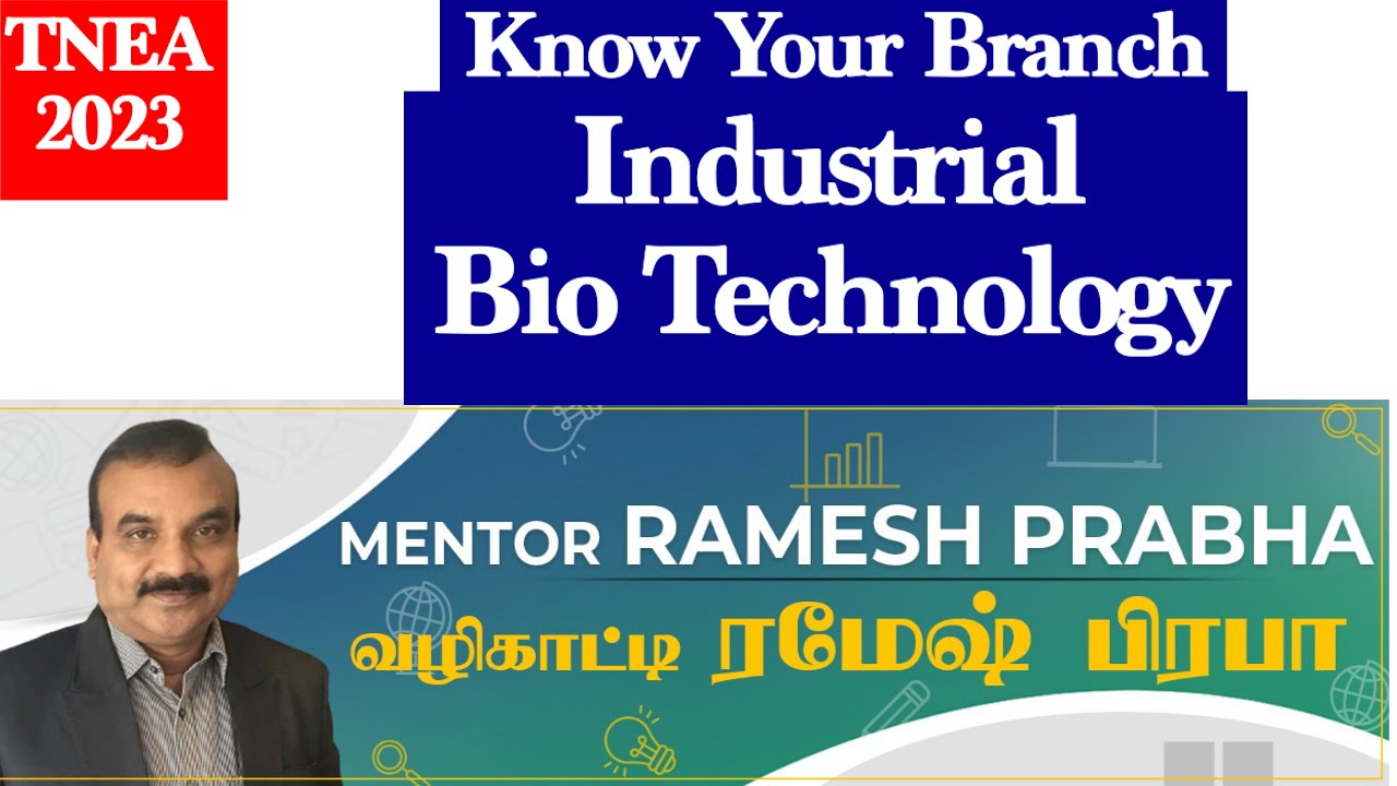Industrial BioTechnology | Know Your Branch | Prof.Dr.K.Sankaran | Mentor Ramesh Prabha