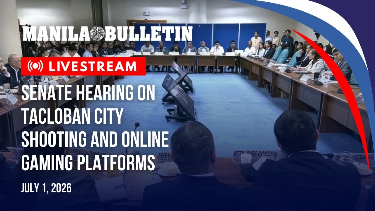 LIVE: Senate hearing on Tacloban City shooting and online gaming platforms | Jul. 1