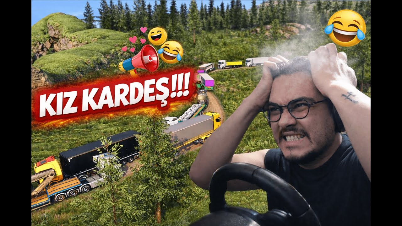 ETS2 Kirkenes’te Kız Kardeşim Beni Seslendirdi !!!